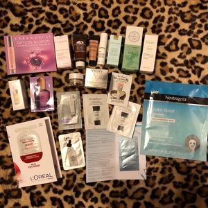 High end skin care samples